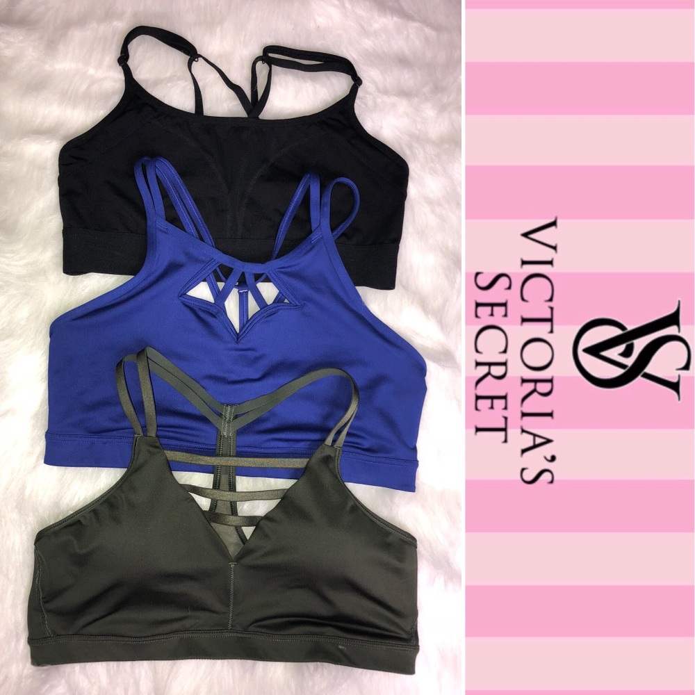 3 Victoria’s Secret Sports Bras Large